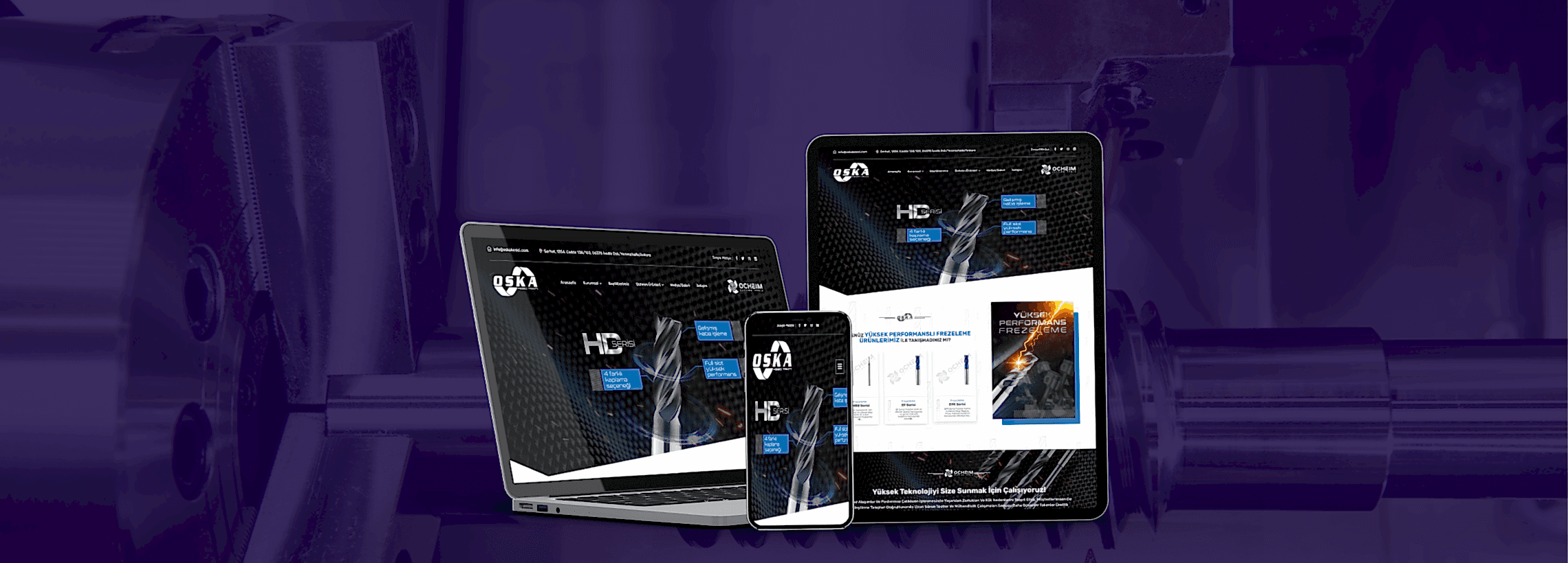 Oska Kesici Takım Web Sitesi Projesi